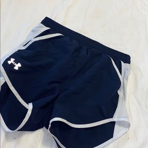 navy under armor xxs shorts